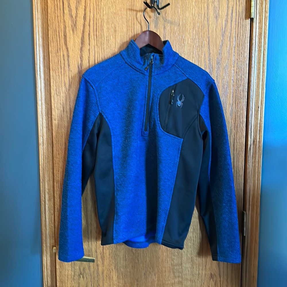 Men’s Spyder Raider 1/4 Zip Sweater! Size small. Excellent condition!